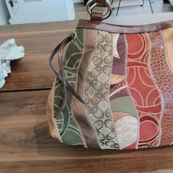 Colorful Patchwork Shoulder Bag - Picture 2 of 12